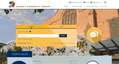 Desktop Screenshot of library.queensu.ca