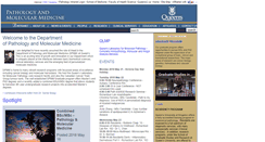 Desktop Screenshot of clinlabs.path.queensu.ca