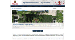 Desktop Screenshot of econ.queensu.ca