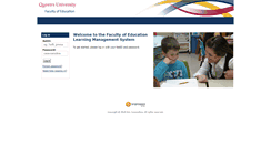 Desktop Screenshot of d2l.educ.queensu.ca