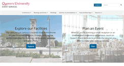 Desktop Screenshot of eventservices.queensu.ca