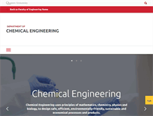 Tablet Screenshot of chemeng.queensu.ca